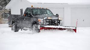 Snow plowing service